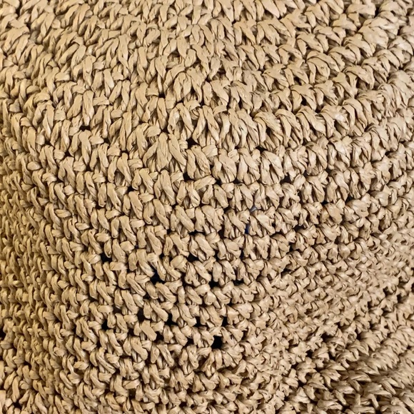 Khaki Flower Decor Straw Hat - Picture 7 of 11